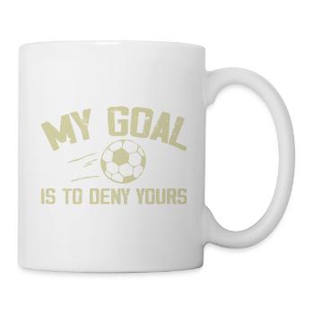 Mein Ziel ist es, deine zu verleugnen - Tasse - Weiß - Rechts