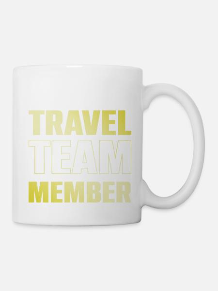 Reisen Team - Tasse - Weiß