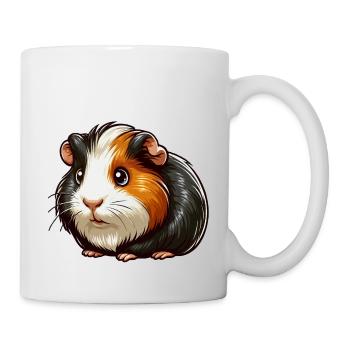 Fourrure de cochon d’Inde - Mug blanc - blanc - Droite