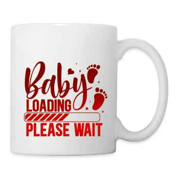 Baby loading babes women mother design newborn - Mug - white - Right