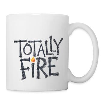Totally Fire - Mug - white - Right