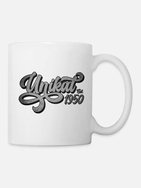 Unikat Est. 1950 - Tasse - Weiß