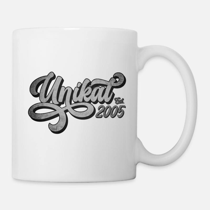Unikat Est. 2005 - Geschenk 21. Geburtstag - Tasse - Weiß
