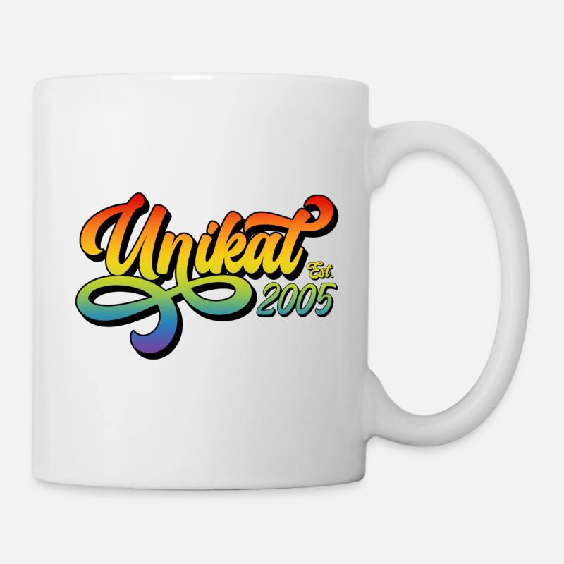 Unikat Est. 2005 - Geschenk 21. Geburtstag - Tasse - Weiß