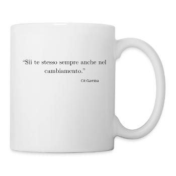 Soyez toujours vous-même, même dans le changement. - Mug blanc - blanc - Droite