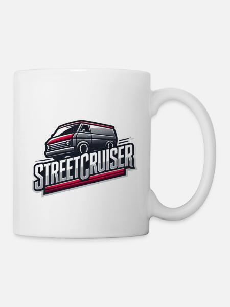Entspannt unterwegs – Textilprodukte fürHelden - Tasse - Weiß