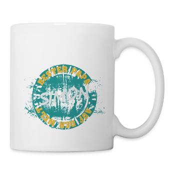 Vatertag Simon - Tasse - Weiß - Rechts