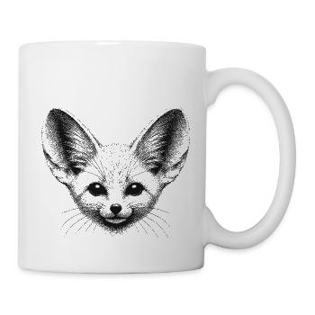 Fennek - Tasse - Weiß - Rechts