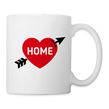 I Love My Home (Home Country / Hometown / 2C) - Mug - white - Right