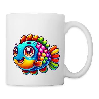 fisch 1 - Tasse - Weiß - Rechts