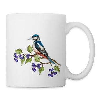 Colorful bird - Mug - white - Right