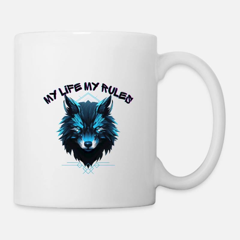 My life my rules - Tasse - Weiß