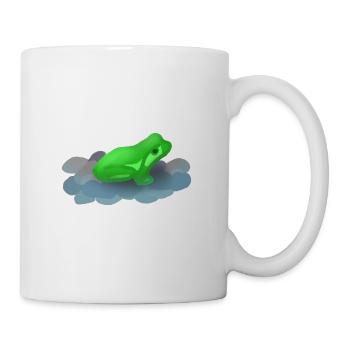 Grenouille - Mug blanc - blanc - Droite