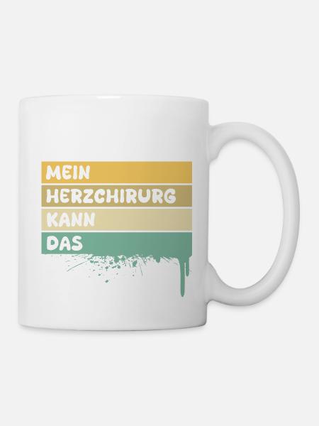 Herzchirurg - Tasse - Weiß