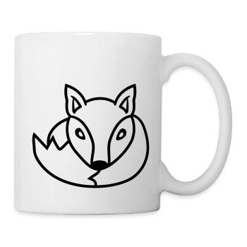 Fox Red Fox Wild Animal Clever Forest Inhabitants - Mug - white - Right