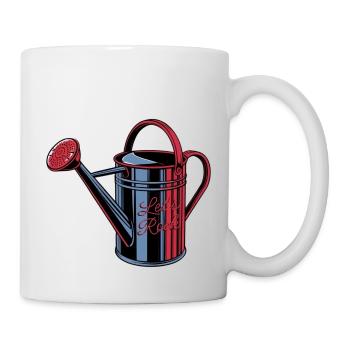 Gießkanne Lets Rock Gartenarbeit - Tasse - Weiß - Rechts