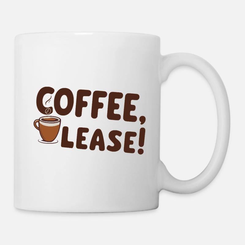Café s’il vous plaît - Mug blanc - blanc