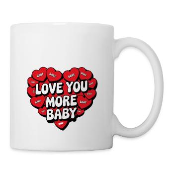 Happy Valentines Day My Love Gift for Her - Mug - white - Right
