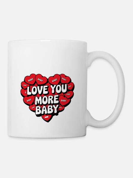Alles Gute zum Valentinstag Mein Liebesgeschenk für Sie - Tasse - Weiß