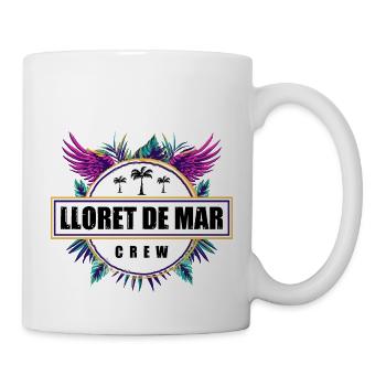 Lloret De Mar Crew Tropisch - Tasse - Weiß - Rechts