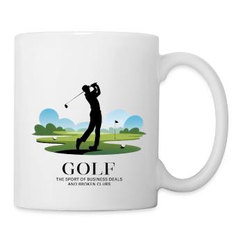 Golf - Le sport au service des affaires et du succès - Mug blanc - blanc - Droite