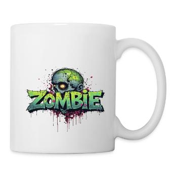 Zombie head - Mug - white - Right