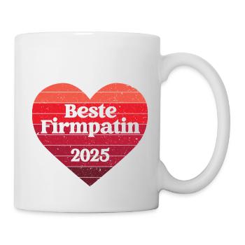 Beste Firmpatin 2025 Firmung Paten Tante Patin - Tasse - Weiß - Rechts