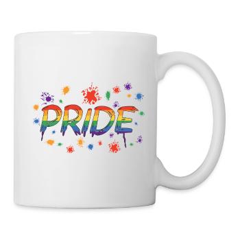 PRIDE – Live your colors! 🌈🔥 - Mug - white - Right