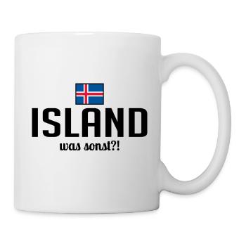 Islande quoi d’autre dire vacances en Scandinavie - Mug blanc - blanc - Droite
