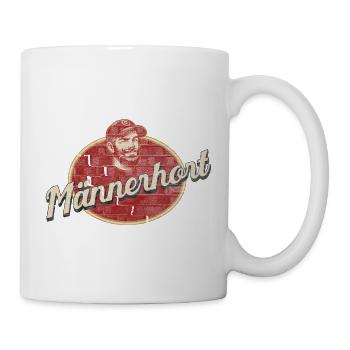 Ort für Männer Männerhort Männergarten Lustig - Tasse - Weiß - Rechts