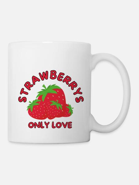 STRAWBERRYS Only Love - Tasse - Weiß