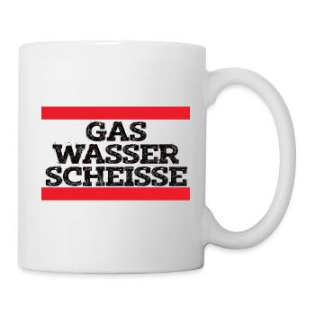 Gas Water Shit Craftsman Fun Shirt - Mug - white - Right