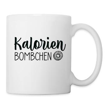 Kalorien Bömbchen 🍩💣 - Tasse - Weiß - Rechts