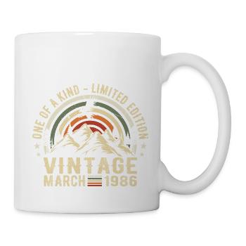 Born in March 1986 - Born in march 1986 - Mug - white - Right