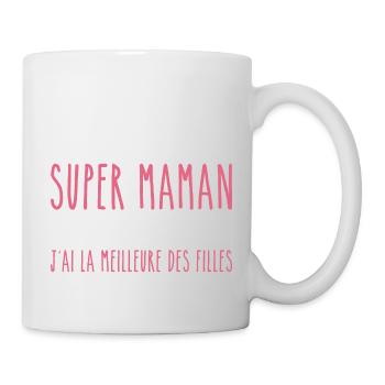 J'ai la meilleure des filles - Mug blanc - blanc - Droite