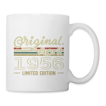 April 1956 69th Anniversary Gift April 1956 - Mug - white - Right