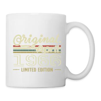 Avril 1966 Cadeau 59e Anniversaire Avril 1966 - Mug blanc - blanc - Droite
