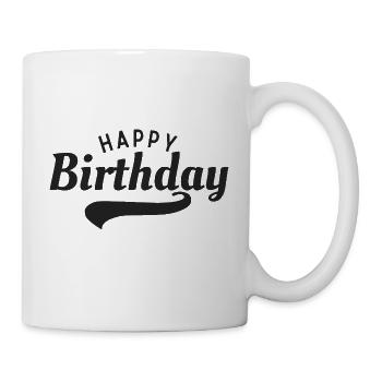 Bon anniversaire - Mug blanc - blanc - Droite