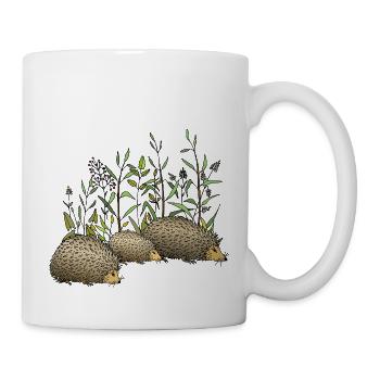 Igel - Tasse - Weiß - Rechts