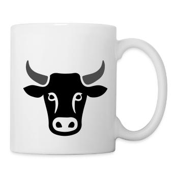 Cow Cattle Head - Mug - white - Right
