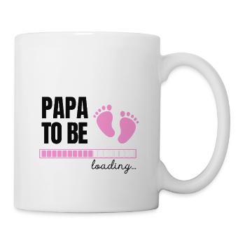 Futur papa - fille - Mug blanc - blanc - Droite