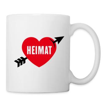Heimatliebe (Heimat, Heimatland, Heimatstadt / 3C) - Tasse - Weiß - Rechts