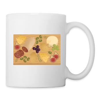 Charcuterie-Brett - Tasse - Weiß - Rechts