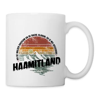 Heimatland Erzgebirge - Tasse - Weiß - Rechts