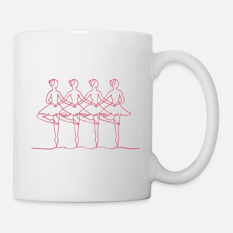 Swan Lake without text - Mug - white