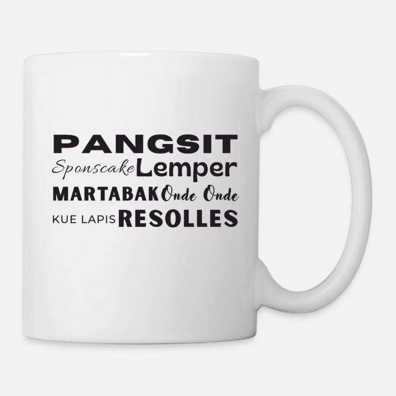 INDONET Indo Snacks - Mug blanc - blanc