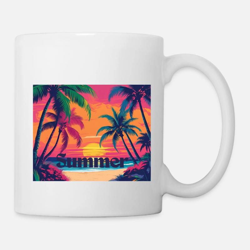 Summer - Tasse - Weiß