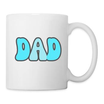 Modern Typography Cool Art Studio Brand Logo - Tasse - Weiß - Rechts