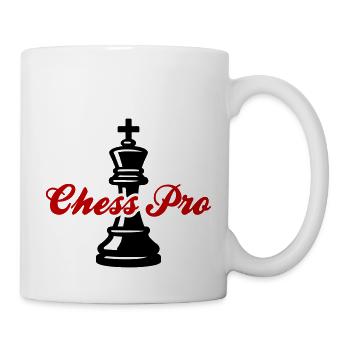 Chess Pro Schach - Tasse - Weiß - Rechts
