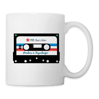 Pozdrav iz Yugoslavije - kaseta - Yougoslavie Retro - Mug blanc - blanc - Droite